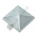 TOPO PARA TUBO QUADRADO ZINCADO 165-100X100